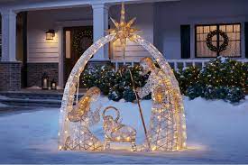 .christmas yard decor, christmas decor, animated christmas displays, led christmas light displays, lighted christmas decorations, christmas lawn ornaments, holiday yard art with lights. Christmas Decorations The Home Depot