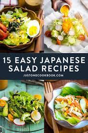 15 Easy Japanese Salad Recipes Just One Cookbook Japanese Salad Recipes Japanese Salad Japanese Salad Dressing Recipe