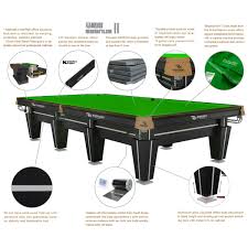 Pool tables with 1 inch natural slate, free accessories and felt for only $2195 shipping to ontario, alberta, newfoundland, saskatchewan or canada wide starting at $399. Buy Rasson Magnum 12 Snooker Table Online A C Billiards Barstools