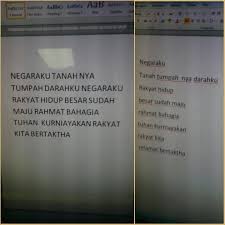Negaraku tanah tumpahnya darahku rakyat hidup bersatu & maju rakyat daripada pelbagai kaum & agama bersatu padu berkorban untuk negara di bumi malaysia, tempat kita dilahirkan & berjuang hingga ke akhir hayat rahmat bahagia tuhan kurniakan lagu kebangsaan malaysia setiap rakyat. Oh Media Di Sebuah Universiti Terkemuka Di Malaysia Bila Pensyarah Minta Pelajar Menulis Lirik Lagu Negaraku Ada Pelajar Yang Memang Mengejutkan Lagu Negaraku Pun Tak Tahu Psst Kiriman Rakan Oh Media