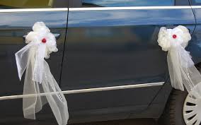 Image result for svatební  výzdoba auta