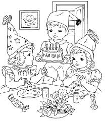 Happy birthday birthday cakes for boys for girls birthday party cards to color. Cooking Birthday Cake For Birthday Party Coloring Pages Netart