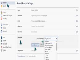 طريقة تغير اللغة على الفيس بوك Facebook المرسال