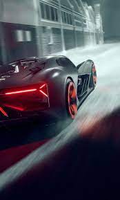 1280x2120 Rear Taillight Lamborghini Terzo Millennio Wallpaper Car Wallpapers Supercars Wallpaper Lamborghini
