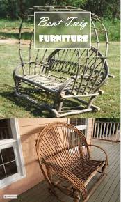 Bent Twig Furniture Make Your Own Rustic Chairs And Benches Twig Furniture Country Decor Rustic Furniture