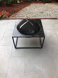 Take the difficulty out of starting a flame outdoors and make enjoying your fire pit easy and effortless with this propane fueled fire pit allowing you to instantly start a toasty fire with the twist of a ring handle. Crate And Barrel Small Fire Pit For Sale In Seattle Wa Offerup