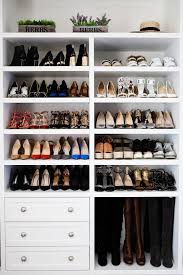 Avoid keeping shoes on the floor. Stunning Closets 40 Shoe Organizing Tips And Tricks Closet Organizing Professional Organizer Www Simply Shoe Shelves Closet Bedroom Closet Designs