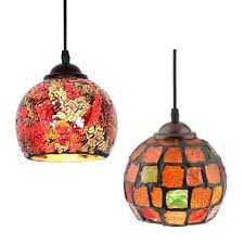 Merci d'avance de me donner le prix. 2pcs Vintage Lustre Suspension Rond Mosaique Abat Jour Suspendu Pour Lampe Au Profond 2 Achat Vente Abat Jour De Plafond De 2 Cdiscount