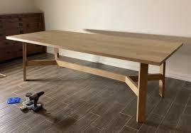 Each coffee leg is unfinished and sanded to perfection. Quarter Sawn White Oak Table I Built For A Friend 8 L X 42 W X 30 H Woodworking