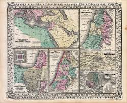 Map of palestine showing the location of jerusalem download. The World As Known To The Children Of Israel Palestine Canaan Part Of Egypt And The Route Of The Israelites In The Desert Land Of Israel Jerusalem Art Source International