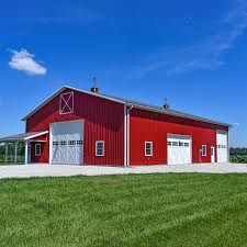 Agricultural barns are often reds or browns and residential barns are typically tans or gray. Pole Barn Building Construction Gallery View Our Project Photos