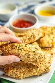Check spelling or type a new query. Crunchy Baked Chicken Tenders Video Chicken Tender Recipes Family Food On The Table