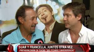Jun 24, 2021 · y finalmente lo de mariana termina a mediados de julio y volverá a las mañanas del canal que programa adrián suar, la dupla conformada por pollo alvarez y angel de brito. Adrian Suar Y Guillermo Francella Dos Picaros Sinverguenzas Eltrece