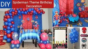 Here you will find ideas for cakes, invitations, decorations spider man party avengers birthday superhero birthday party spiderman birthday ideas spiderman cupcakes spiderman theme superhero cake superhero birthday party cartoon. Diy Spiderman Theme Birthday Decoration Ideas Kids Spiderman Birthday Party Decoration At Home Youtube