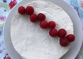 150g de biscuits,50g de beurre,3 danette® à la vanille,200g de mascarpone,1 càs de. Cheesecake Glace Vanille Framboises De Caroline Cookpad