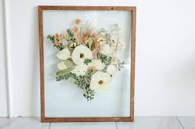The floral adhesive will keep all the flowers hanging upside down in place. 6 Ways To Preserve Your Wedding Flowers