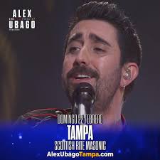 Alex Ubago en concierto en Tampa, Sunday, February 22, 2026, Scottish Rite  Masonic Center
