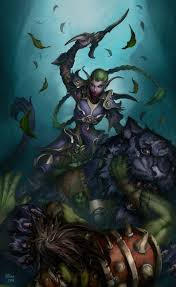 Night Elf Orc Daily World Of Warcraft Art Board Blizzard Wow Hearthstone Geek Worldofwarcraft Warc Warcraft Art Night Elf Warcraft Characters