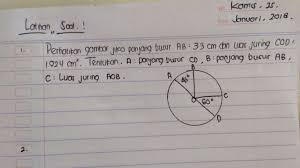 Check spelling or type a new query. Soal Panjang Busur Dan Luas Juring Literatur