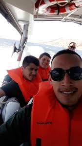 Explorers learn about boat patrol On Saturday, Sheriff's Explorers did a  ride-along with boat patrol Deputy Szick and Deputy Ellis at Lake Kaweah.  They learned about boating safety, water safety, boat patrol