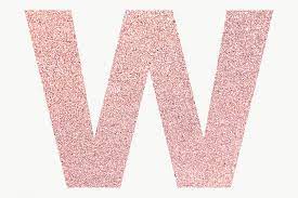 Glitter Capital Letter W Sticker Transparent Png Free Image By Rawpixel Com Ningzk V Transparent Stickers Lettering Numbers Typography