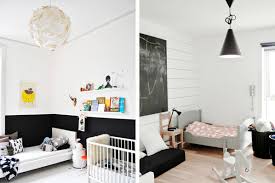 Idyllic infant room ready to welcome its first occupant. Interior Photo Idea 499925 Home Kids Room And Black And White