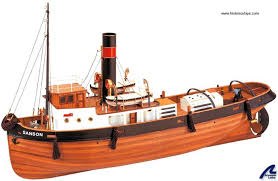 Sanson Al20415 Historic Scale Model Tug Kit By Artesania Latina Boat Building Boat Tug Boats