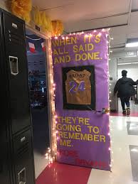 Kobe Bryant Tribute Door Basketball Classroom Kobe Bryant Kobe