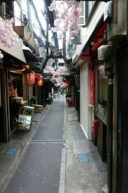 احدى شوارع اليابان Anime Scenery Wallpaper Tokyo Alley