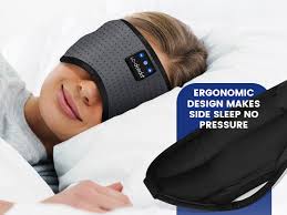 Sleep Headphones Breathable Bluetooth 5.4 Headband Sleeping Headphones,  Wireless Eye Mask Sleep Earbuds for Side Sleeper Women Office Air Travel  Cool Tech Gadgets Unique Gifts with Ear Plugs : Amazon.ca: Electronics