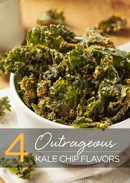 4 Incredible Kale Chip Flavor Combos Kale Chip Recipes Kale Chips Healthy Kale Chips