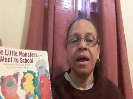 Ms Cynthia is here to share with us "Five Little Monsters Went to School"  by Rozanne Williams.