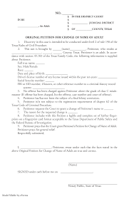 The cost depends on the jurisdiction. Free Texas Name Change Forms How To Change Your Name In Tx Pdf Eforms