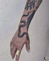 Amazing Snake Tattoo Designs Tattoo Kits Tattoo Machines Tattoo Supplies丨wormhole Tattoo Supply Tattoos For Guys Hand Tattoos For Guys Tattoos