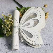 Handmade Cards Butterfly Wedding Invitations Creative Wedding Invitations Christian Wedding Cards