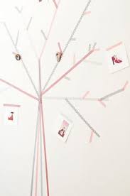 Family Tree Washi Tape Wall Art Washi Pared Decoracion De Unas