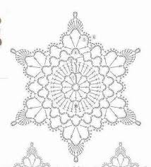 Snowflake Diagram Crochet Snowflakes Crochet Snowflake