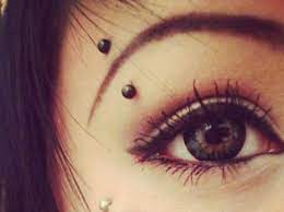 What Piercing Should You Get Eyebrow Piercing Types Of Ear Piercings Raw Crystal Stud Earrings