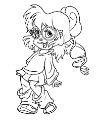 Jeanette alvin and the chipmunks coloring pages. Alvin And The Chipmunks Coloring Pages