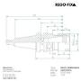 ISO 20 Tool Holder dimensions from www.damencnc.com