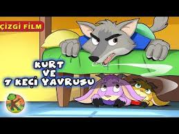 Kurt Ve Yedi Kucuk Keci Cizgi Film Masal Youtube