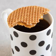What Is Your Favorite Treat To Pair With A Cup Of Coffee We Like Ours With A Stroopwafel On Top Gourmet Coffee Stroopwafel Coffee Branding