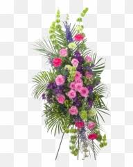 On either side of the sarcophagus, a stone pot filled with red flowers stood on a… Free Transparent Funeral Flowers Png Images Page 1 Pngaaa Com