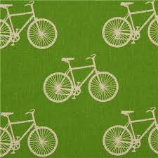 Green Echino Bike Laminate Fabric Cycling 1 Pink Chalk Fabric Laminated Fabric