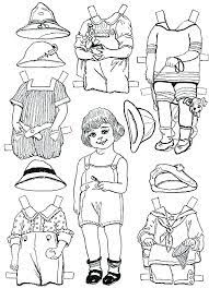 Coloring pages paper dolls dress up para imprimir. Paper Doll Template Best Coloring Pages For Kids