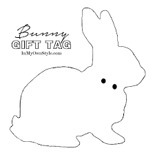 12.03.2019 · free bunny template to make an easter card: Free Printable Bunny Gift Tag In My Own Style