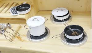 Melissa & doug's large collection of pretend play kitchens, stores, and food play sets lets kids order, prepare, and serve snacks, and special treats. 11 Pcs Metal Deluxe Cookware Set Toy Kitchen Utensil Accessories Metal Cookware Set Pretend Play Role Play Set Kids By Ftcubic