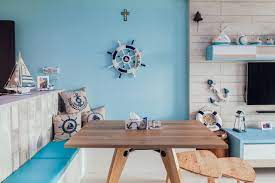 Available in a variety of sizes, themes, and materials, we carry something for every taste, every space, and every occasion. Nautical Scandinavian Beach Style Dining Room Singapore By Urban Habitat Design Houzz