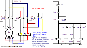 Forward and reverse motor starter wiring diagram. Motor Star Delta Starter Working Principle Instrumentationtools