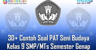Soal uts desain grafis percetakan kelas 11 semester 1. Lengkap 30 Pola Soal Pat Seni Budaya Kelas 9 Smp Mts Semester Genap Terbaru Dunia Edukasi
